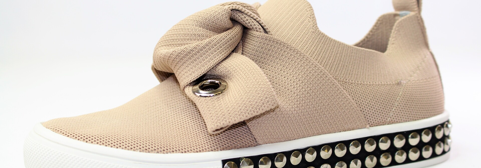 Knit Sneaker with Bow