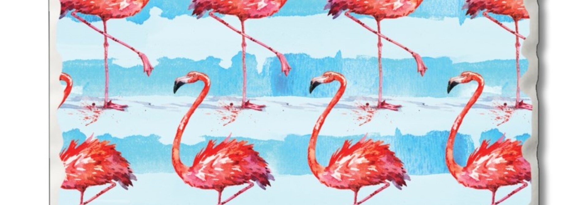 Coaster Single - Flamingos