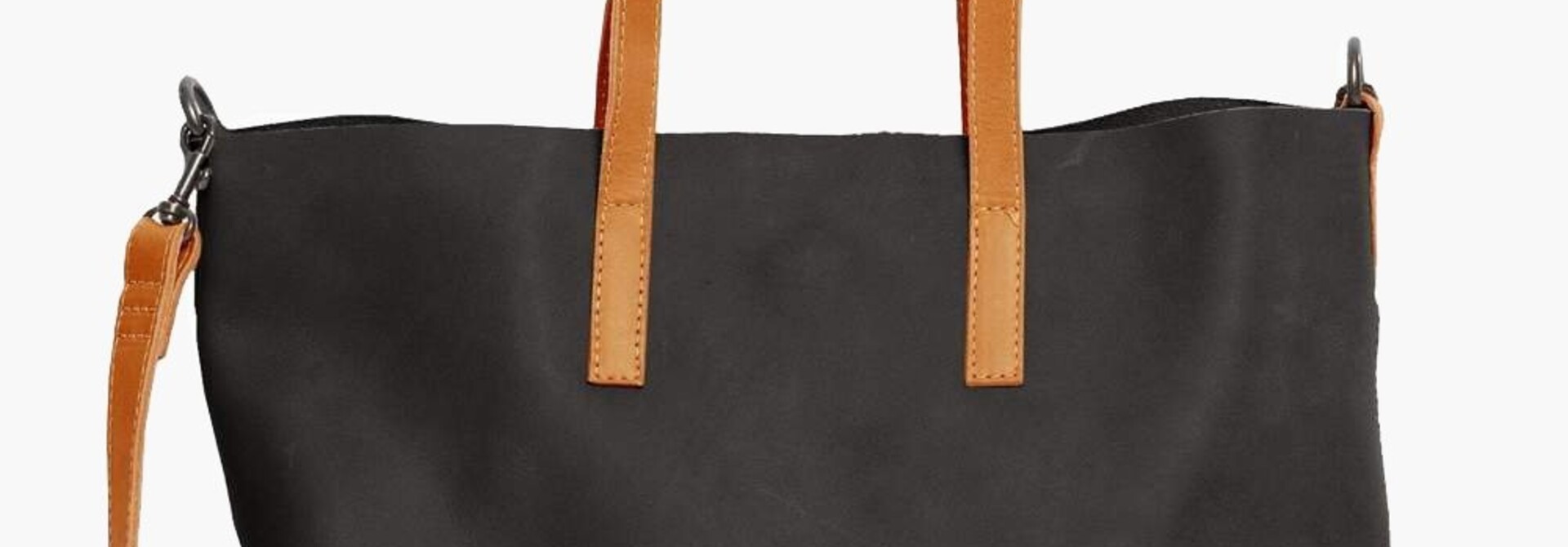 Abera Crossbody Tote Bk/Cognac