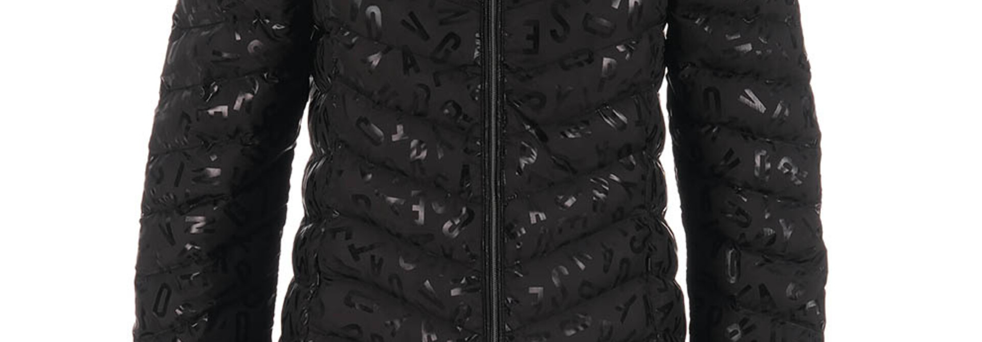 Black Mid Length Puffer Coat