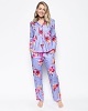 Pyjama Top Lilac Floral-3