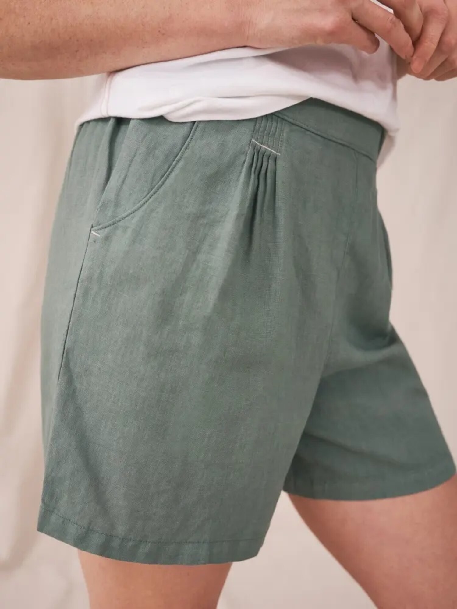 White stuff shop linen shorts