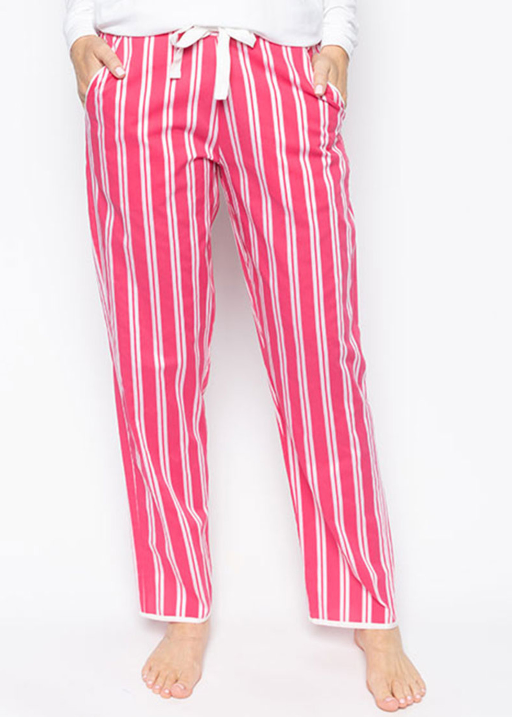 Cyberjammies Dark Pink Stripe Pyjama Bottoms