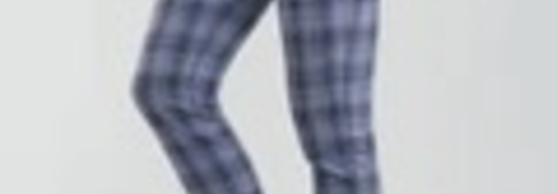 Checked Ankle Pants