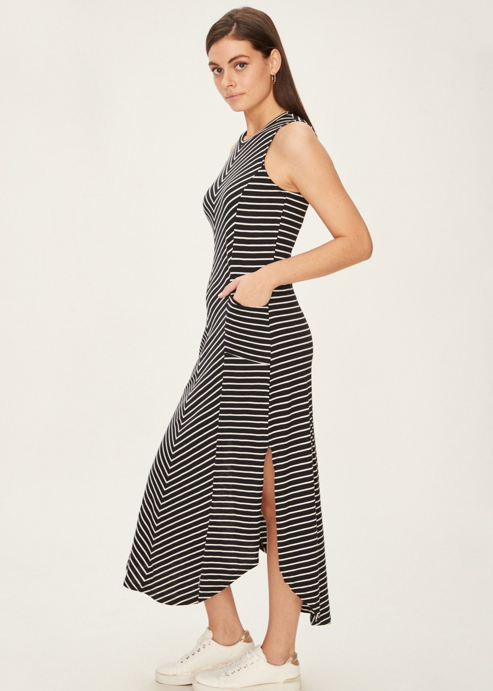 FDJ Striped Maxi Dress
