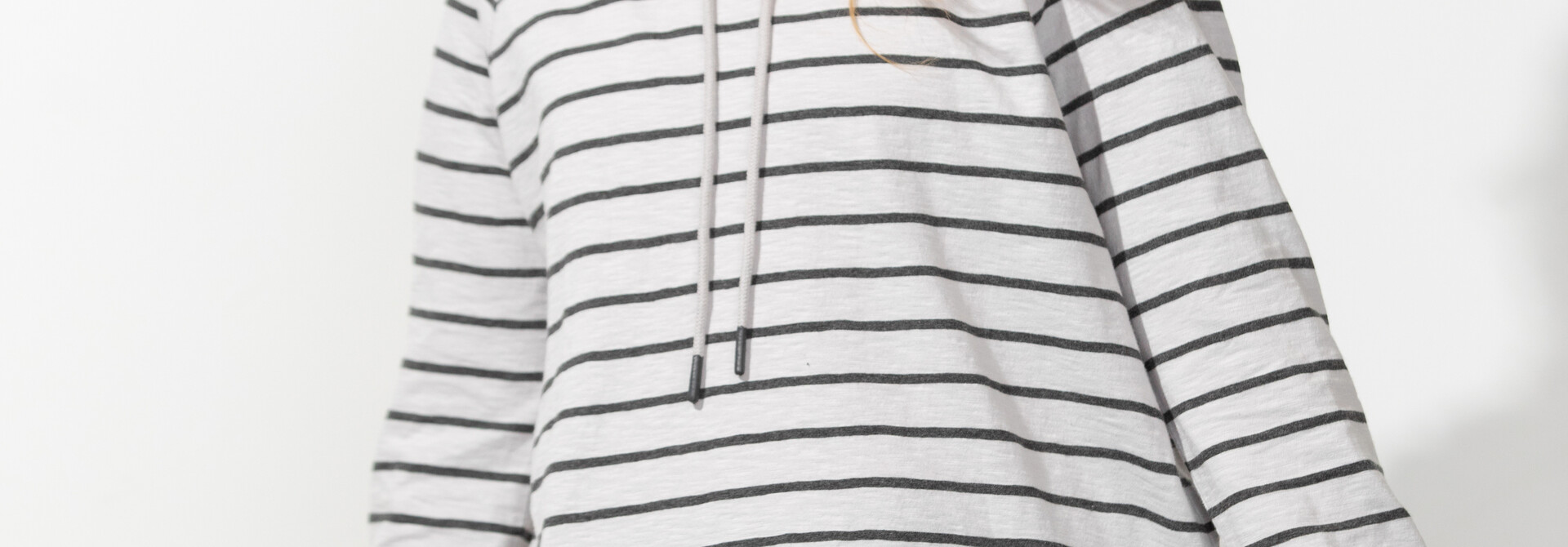 Striped Top Hoodie