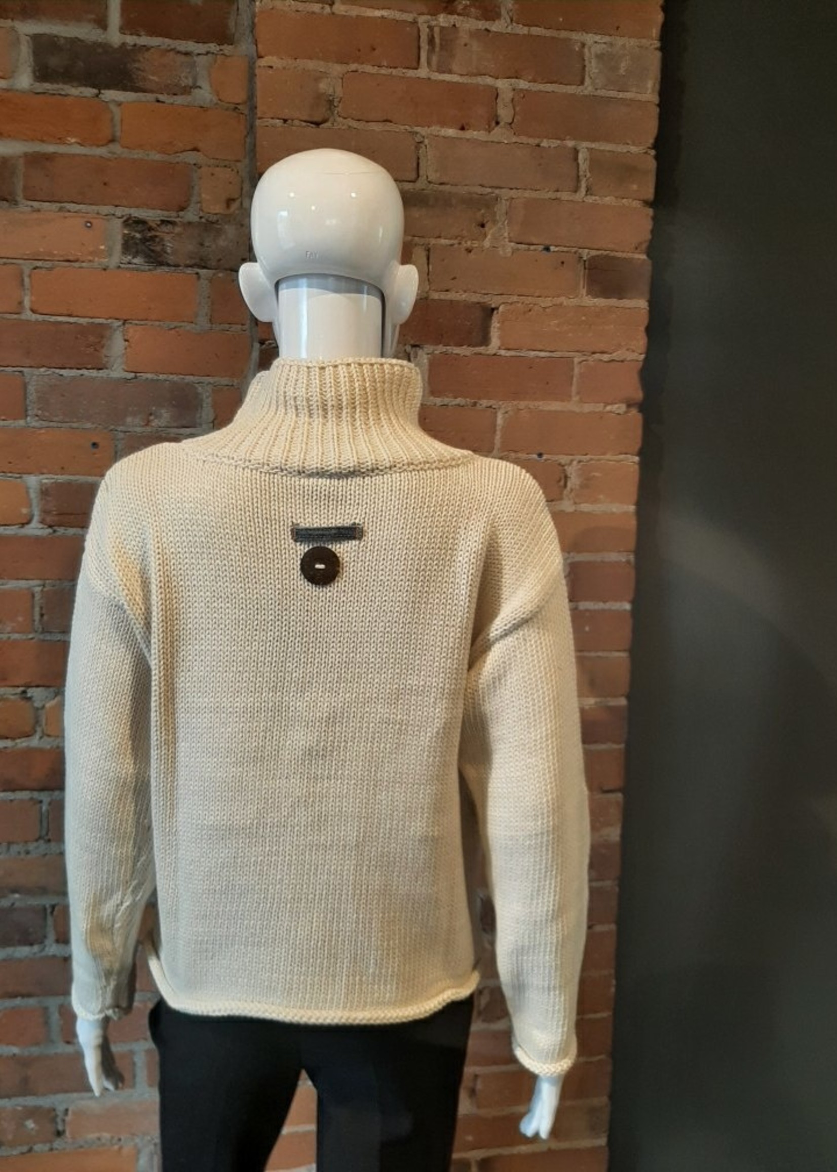 Shannon Passero Sweater with Denim Pocket