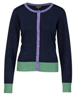 Zilch Colour Blocked Cardigan
