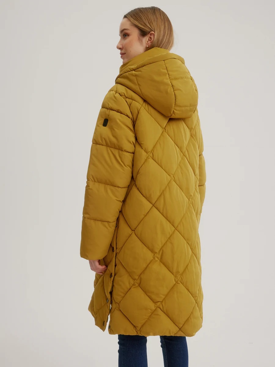 Quilted Coat with Hood-3