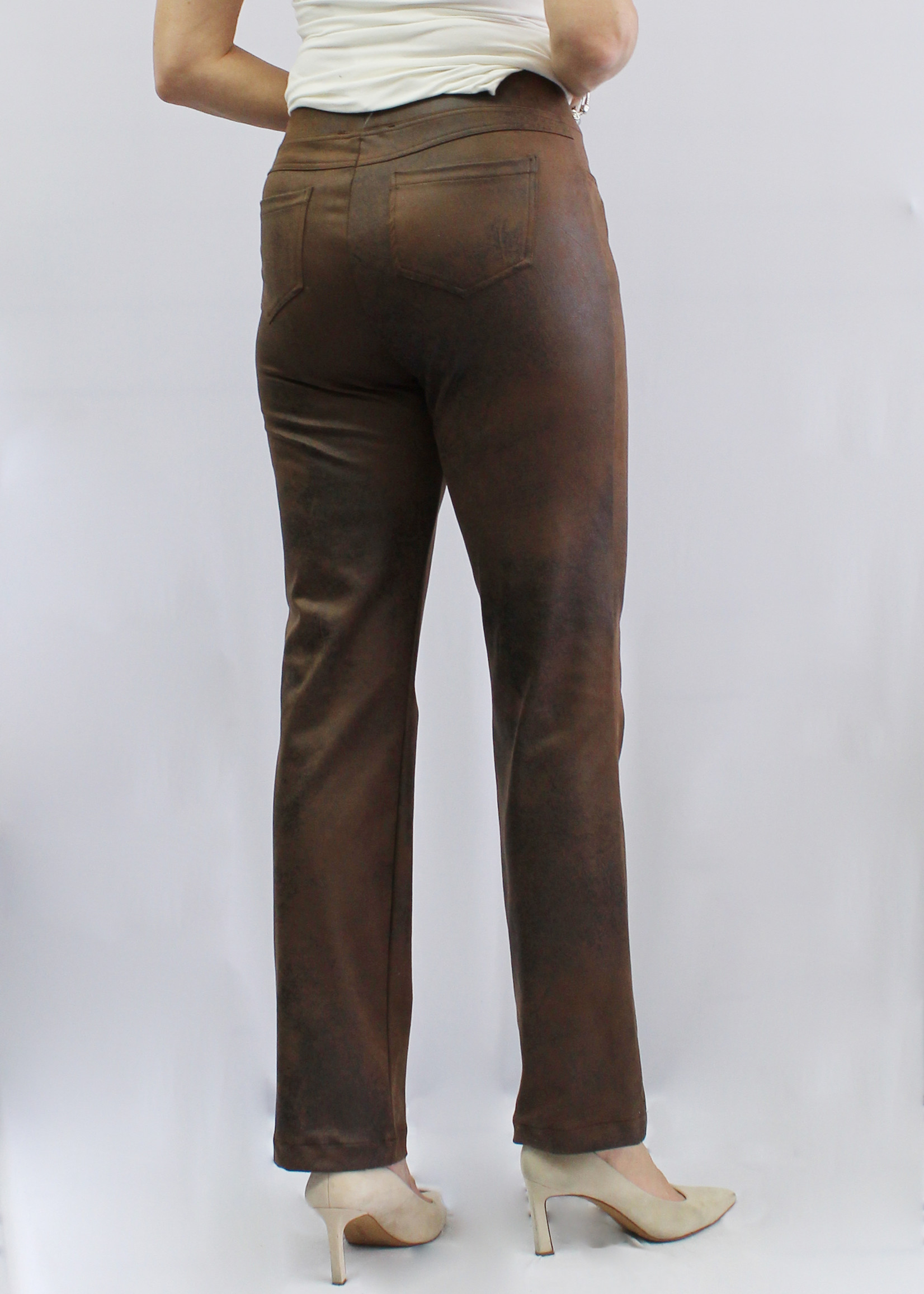 Softworks Straight Leg Suede Pants
