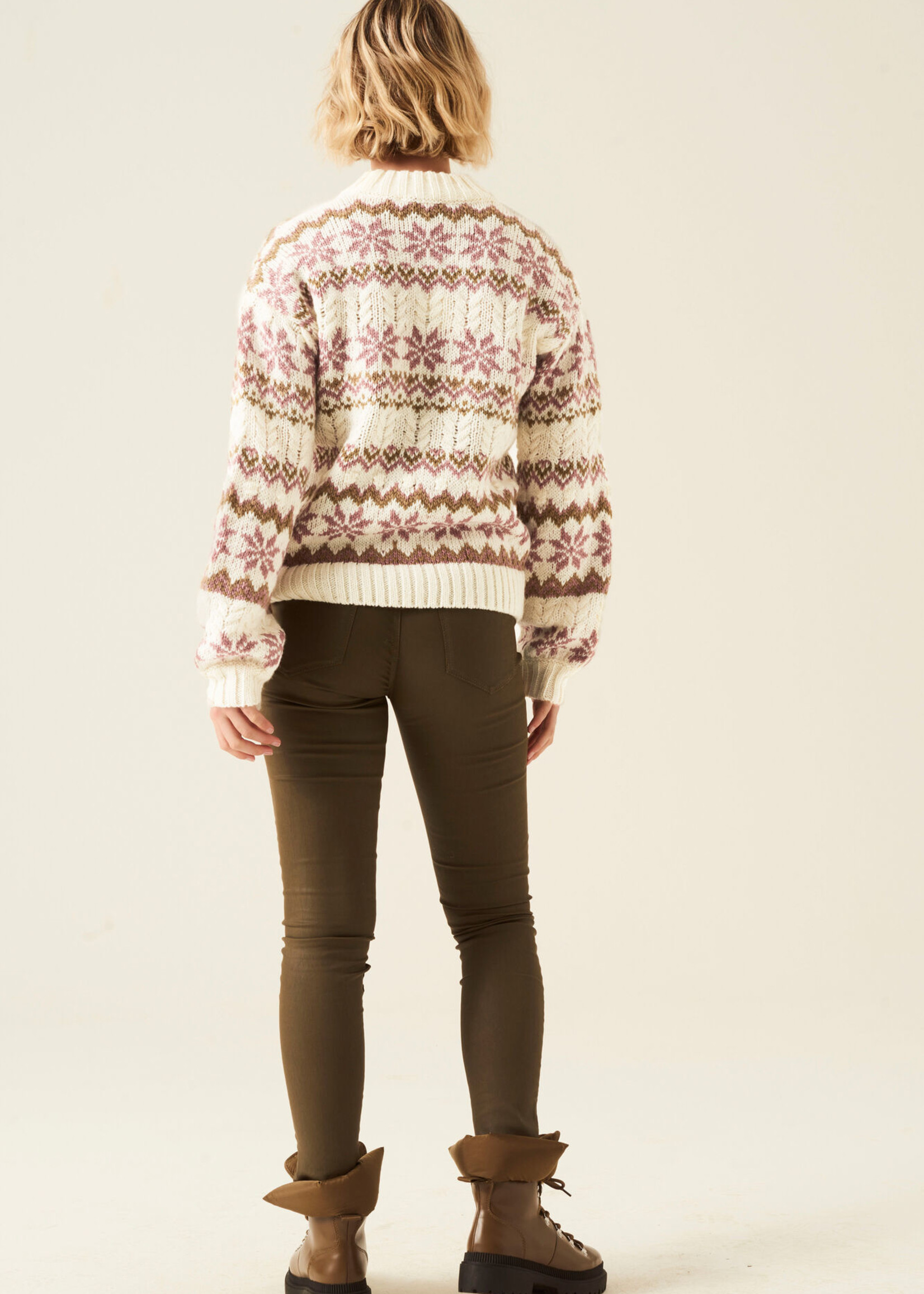 Garcia Patterned Chunky Knit Sweater