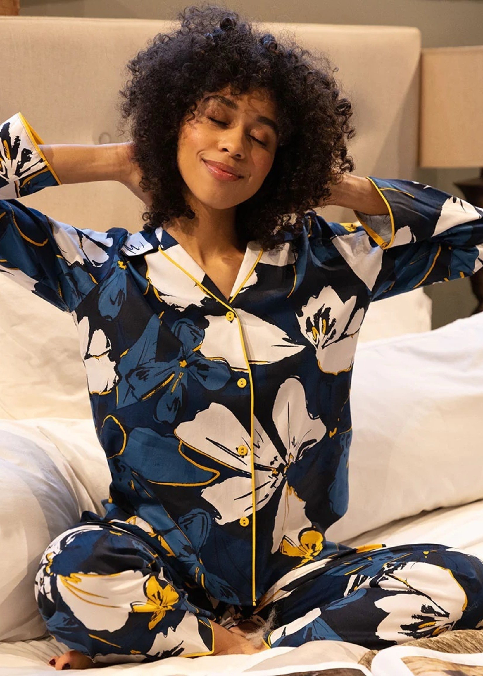 Cyberjammies Cotton Floral Pyjama Top Verity