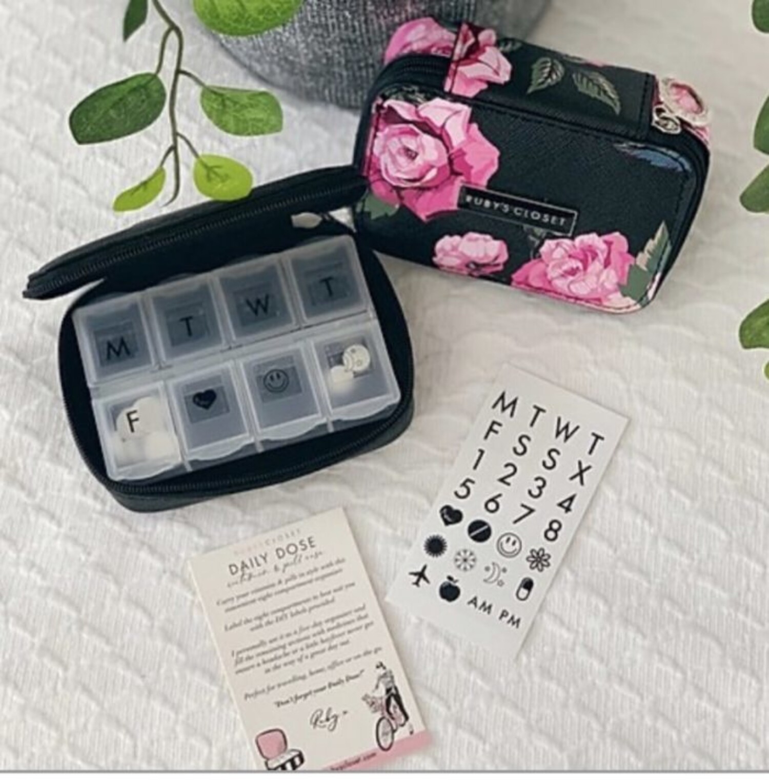 RUBY'S CLOSET Travel Pill Case - Dan Joyce Clothing