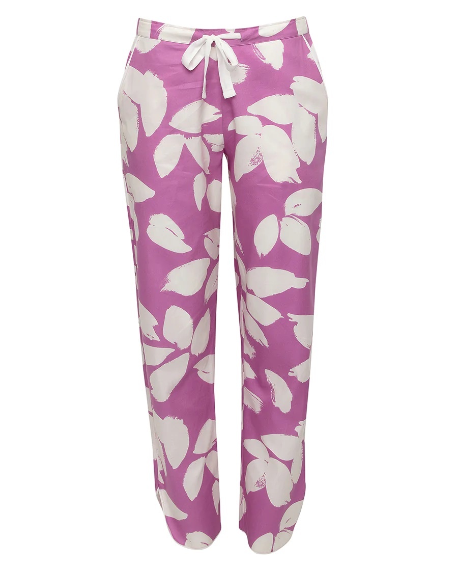 Pink & White Pyjama Pants-4