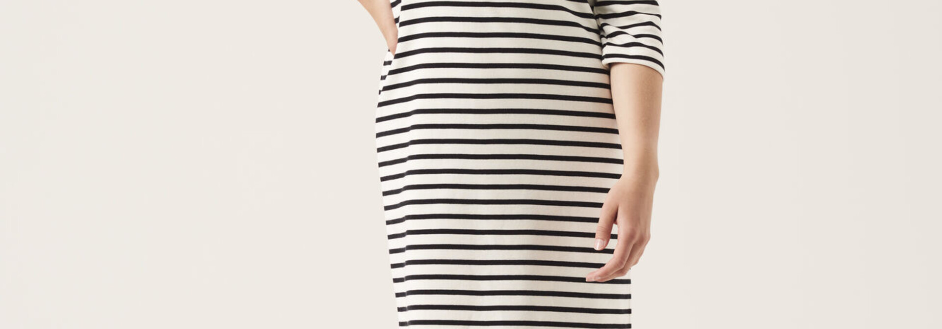 Striped Jersey Cotton Dress