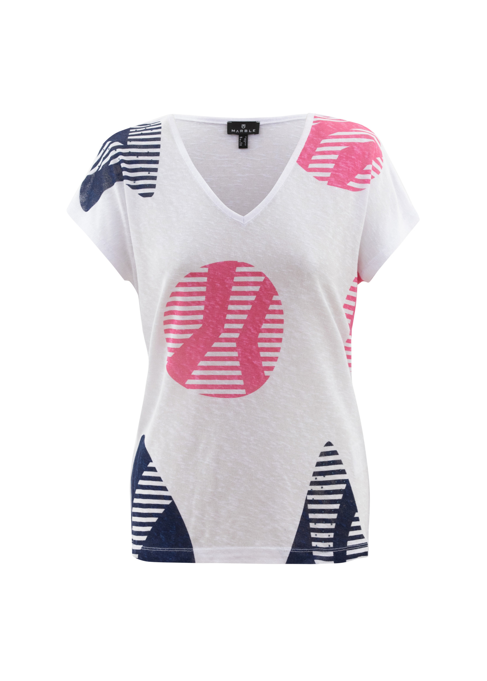 Marble Graphic Print T-Shirt