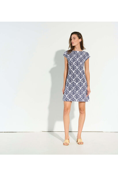 Printed Cotton Dress with Pockets