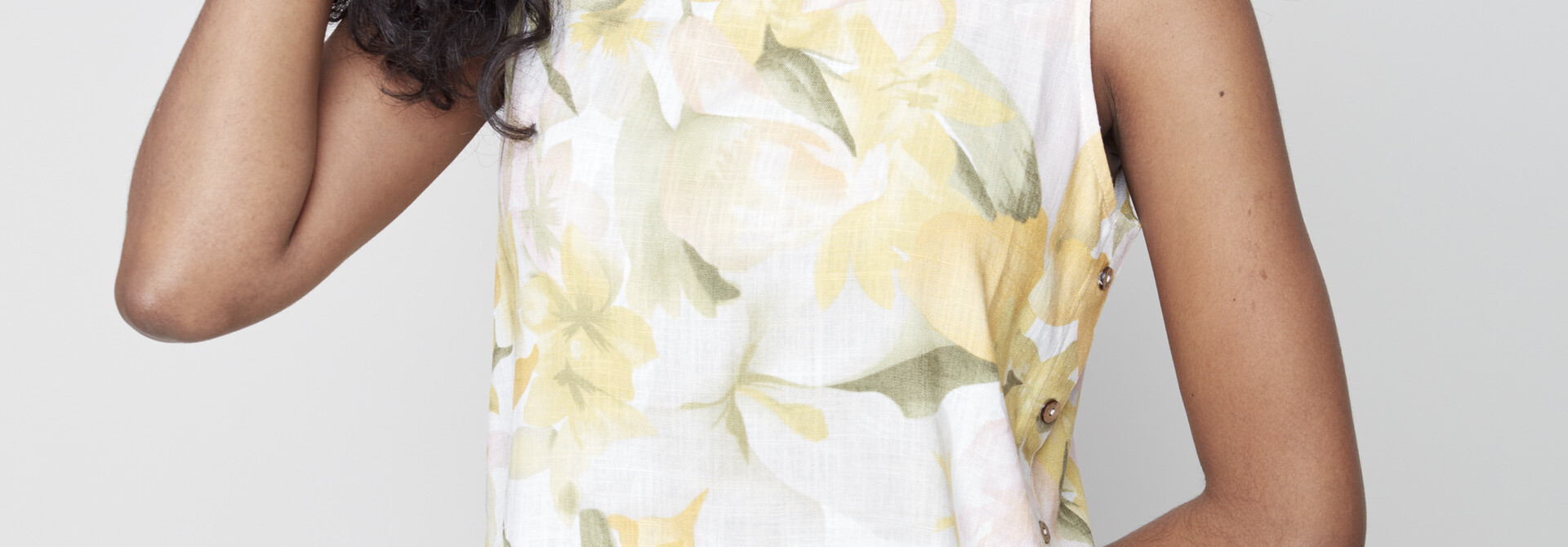 Printed Sleeveless Blouse