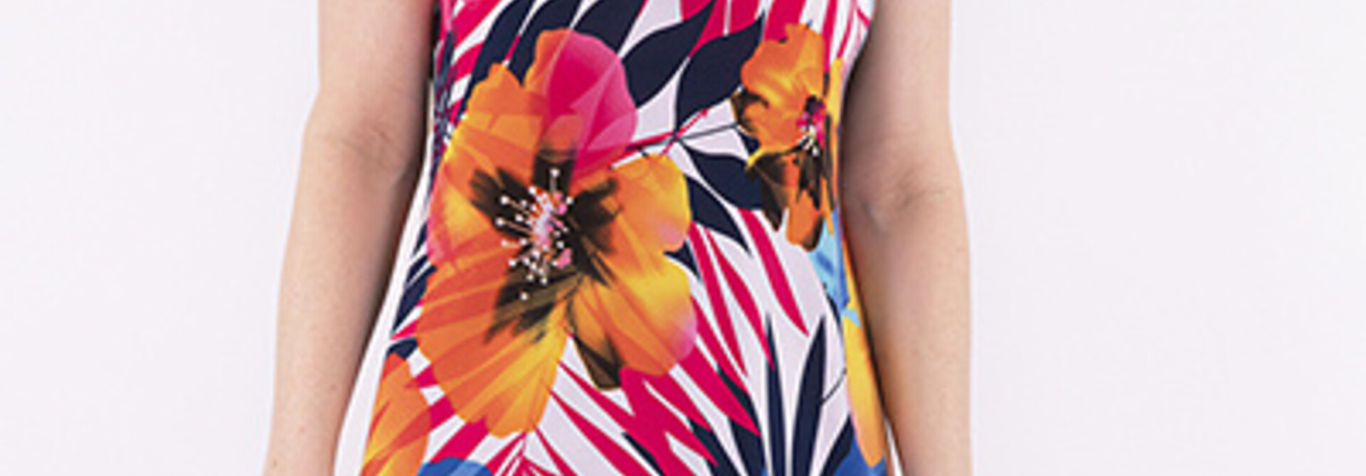 Round Neck Sleeveless Dress