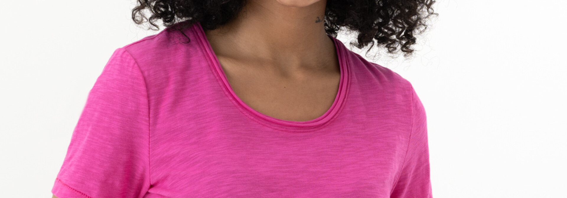 Short-Sleeve Scoop Neck T-Shirt
