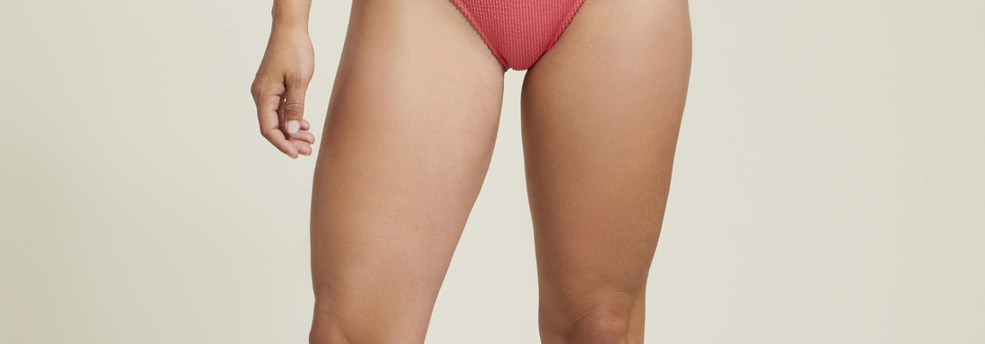 Textured One Piece Bathing Suit