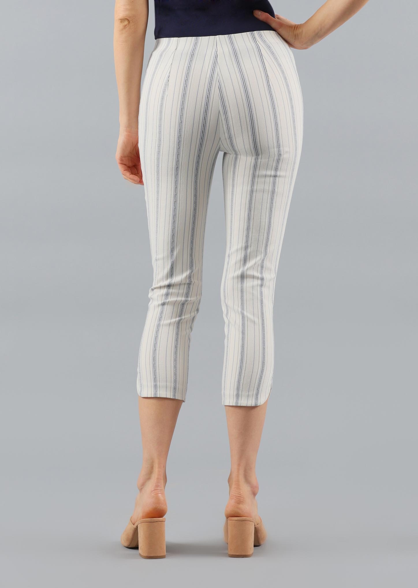 Striped Cropped Pant-3