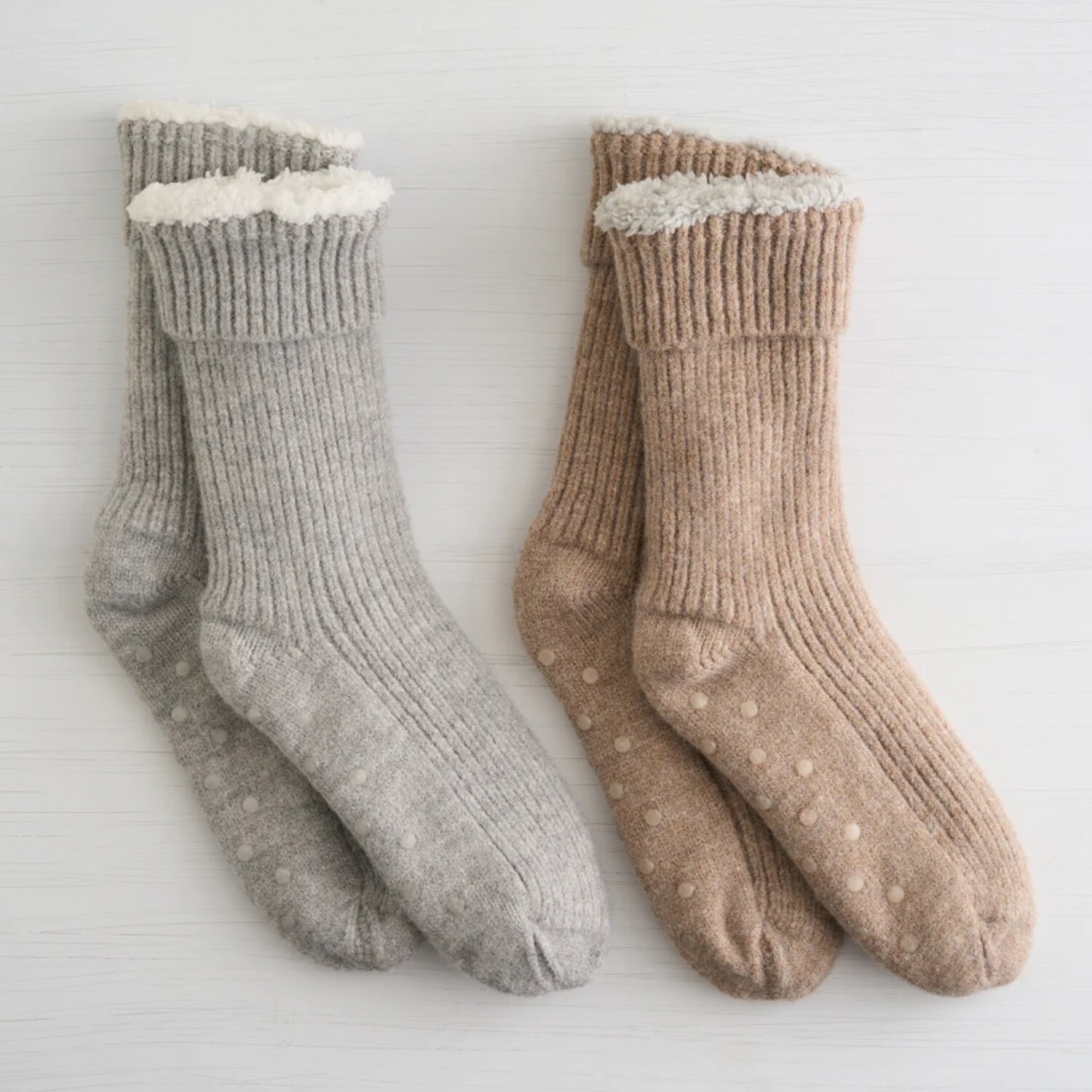 LEMON LOUNGEWEAR Fuzzy Socks - Dan Joyce Clothing