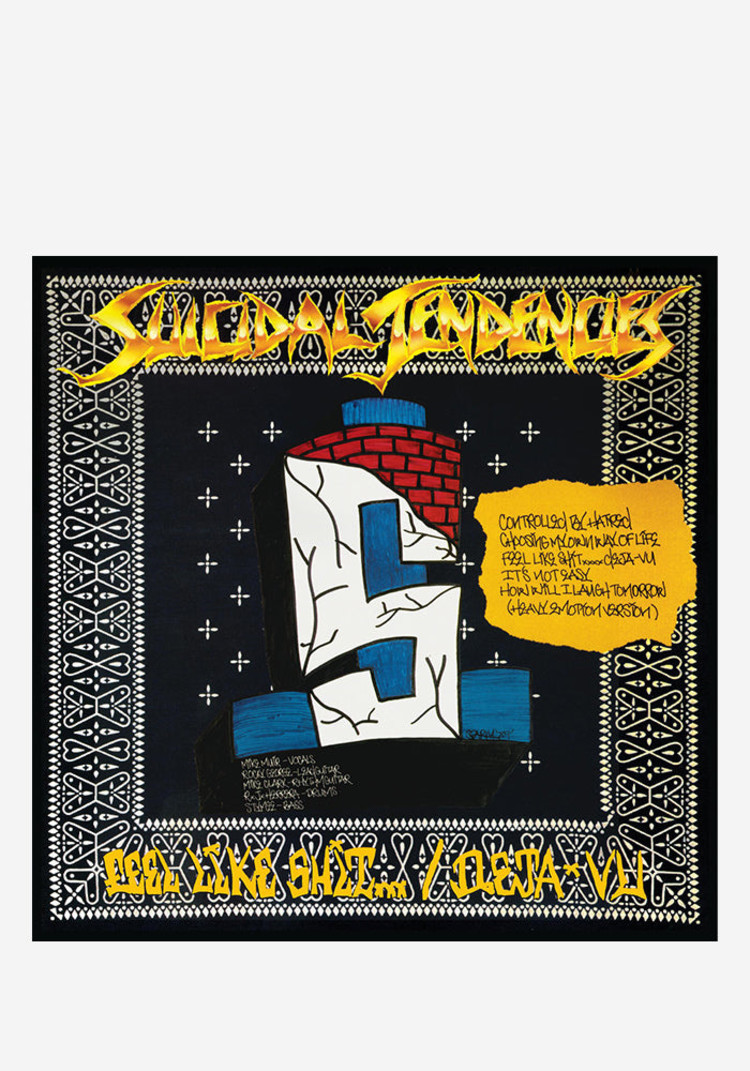 Suicidal Tendencies - Controlled By Hatred/Feel Like Shit LP