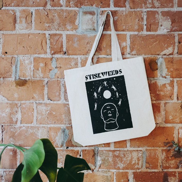 Stinkweeds Tote Bag - "Zine 001 Art"