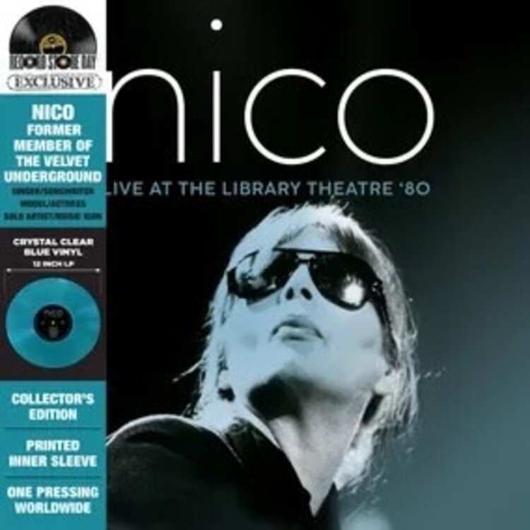 NICO - LIVE AT THE LIBRARY THEATRE '80 LP