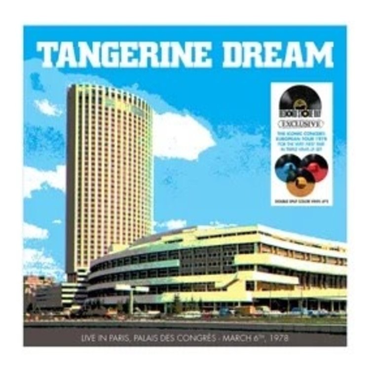 TANGERINE DREAM - LIVE IN PARIS, PALAIS DES CONGRES LP