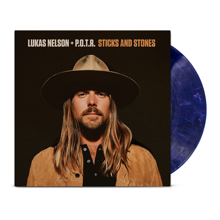 Rock / Indie / Alternative Lukas Nelson - Sticks and Stones LP (IEX Blue + White)