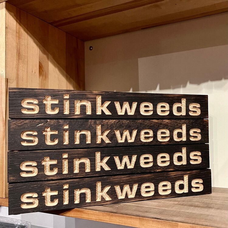 Stinkweeds LP Display Stand