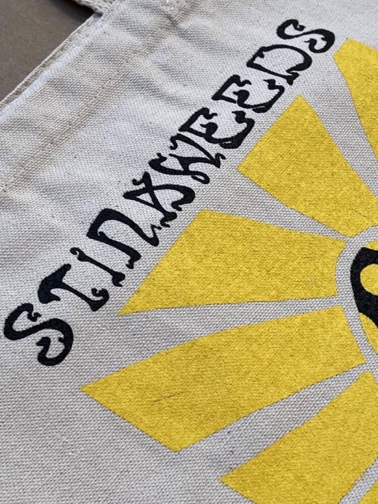 Stinkweeds Tote Bag - Zine 002 Art Mushroomss