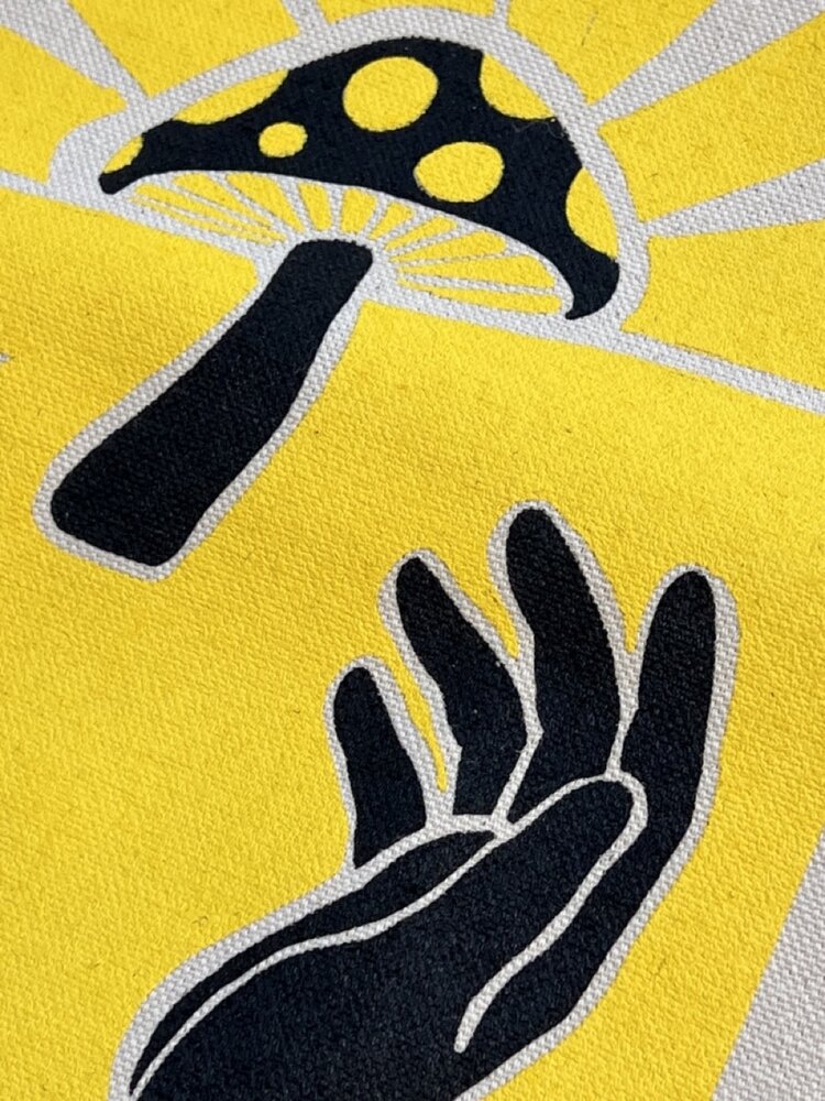 Stinkweeds Stinkweeds Tote Bag - Zine 002 Art Mushroomss