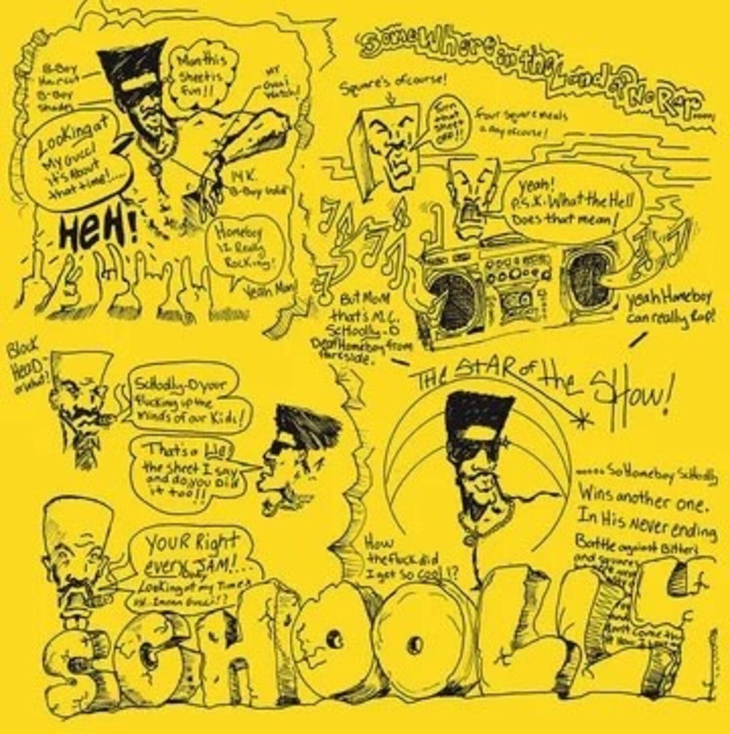 ヒップホップ+ラップ Schoolly-D - Schoolly-D Schoolly-D - Schoolly-D LP - Stinkweeds Records