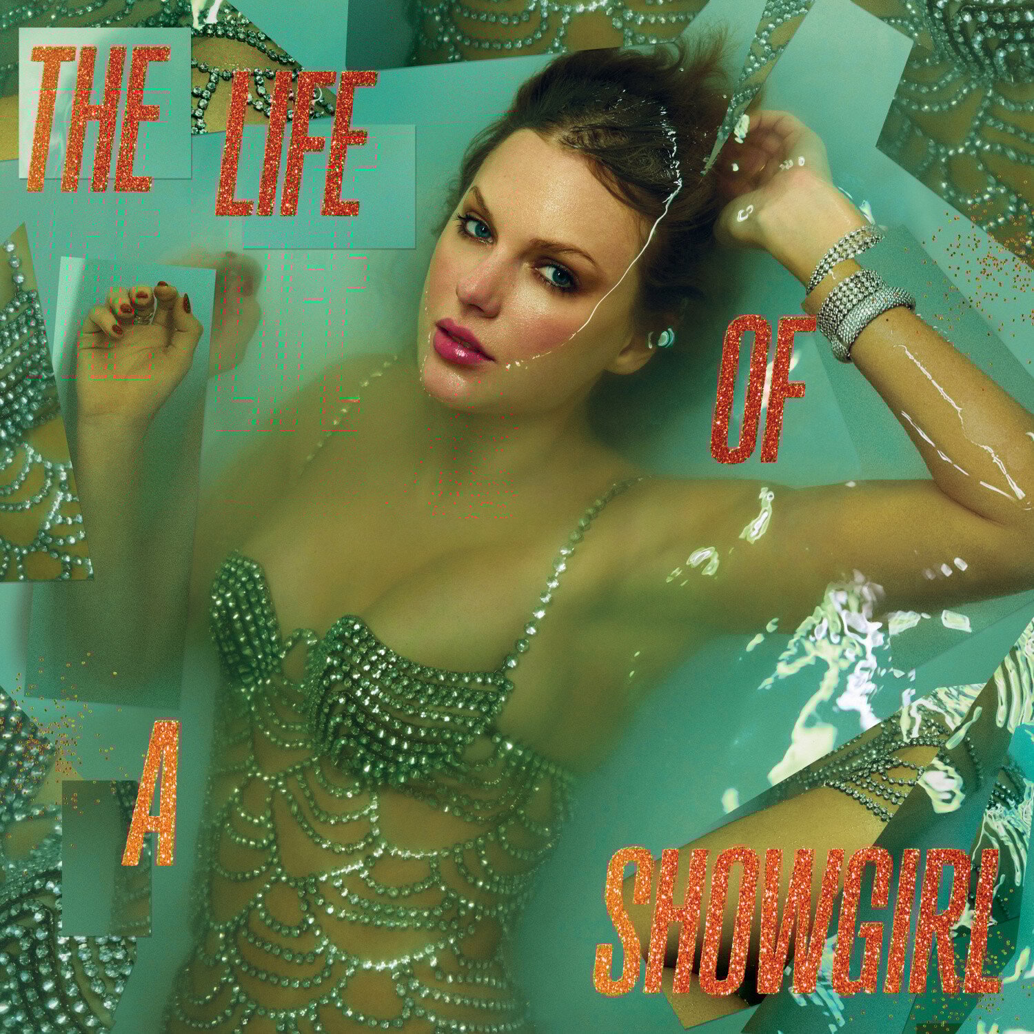 Taylor Swift - Life of a Showgirl LP (orange glitter vinyl