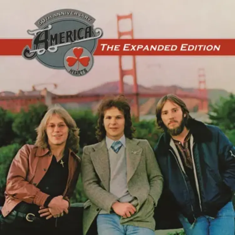 America - Hearts-50th Anniversary (Translucent Red Vinyl/Bonus Tracks) LP