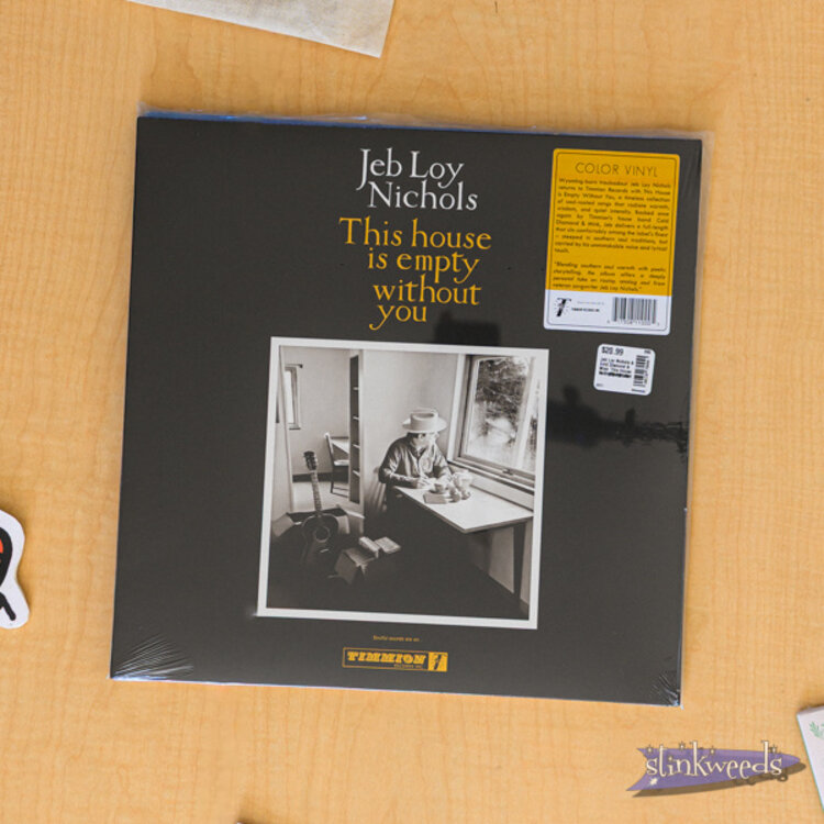 Jeb Loy Nichols & Cold Diamond & Mink 'This House Is Empty Without You' (Transparent Yellow Vinyl LP)