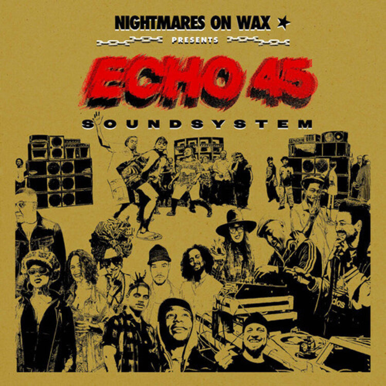 Electronic Nightmares on Wax - Echo45 Sound System LP (gold)