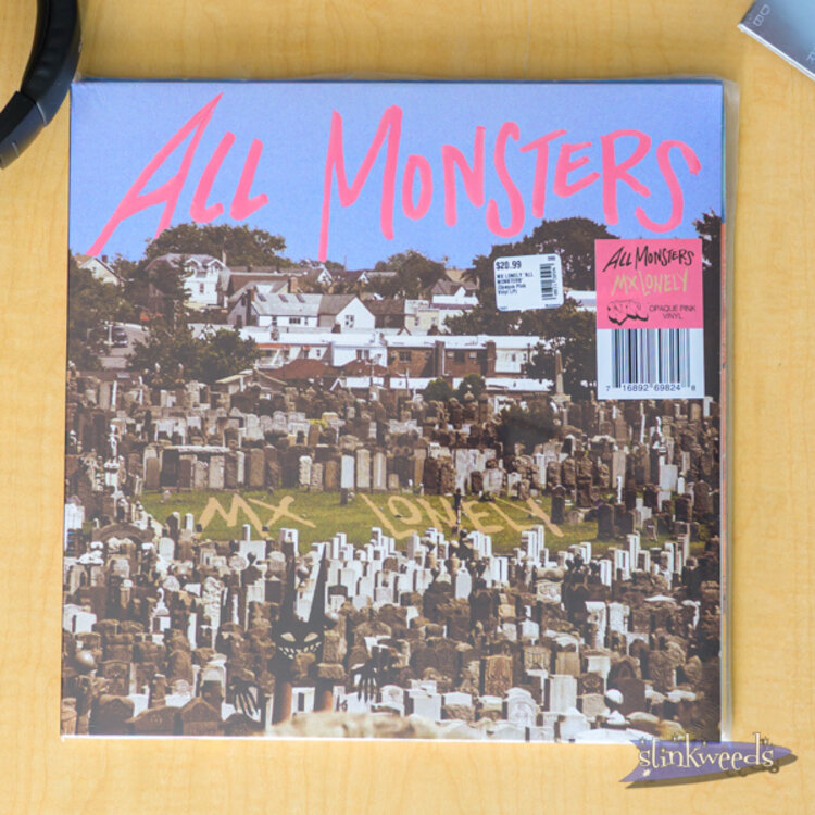 MX LONELY 'ALL MONSTERS' (Opaque Pink Vinyl LP)