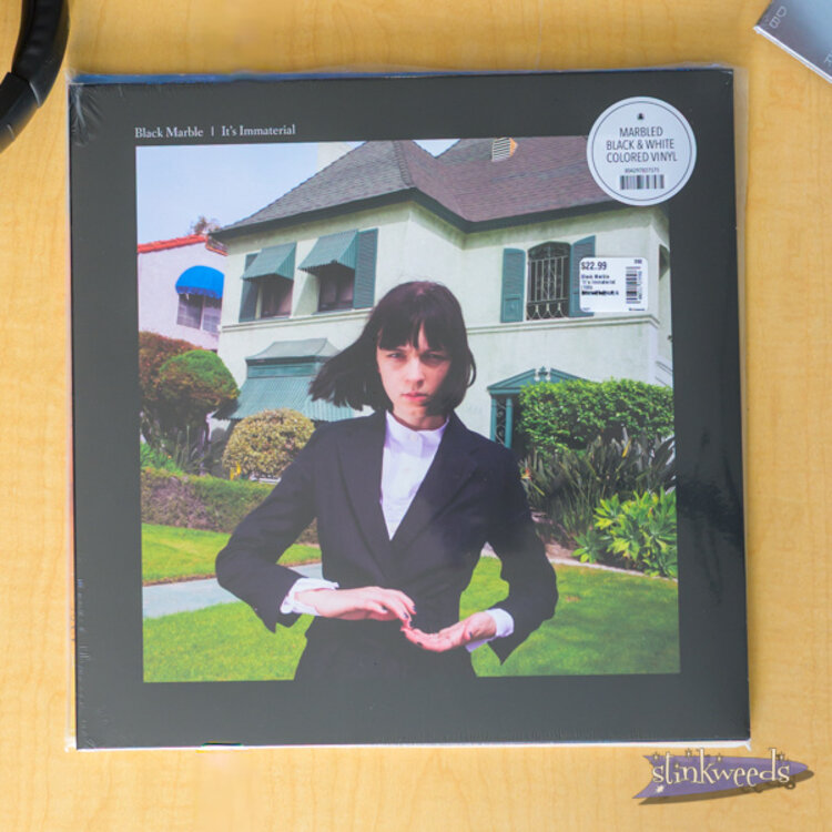 Black Marble 'It's Immaterial (10th Anniversary Edition)' (Marbled Black & White Vinyl LP)