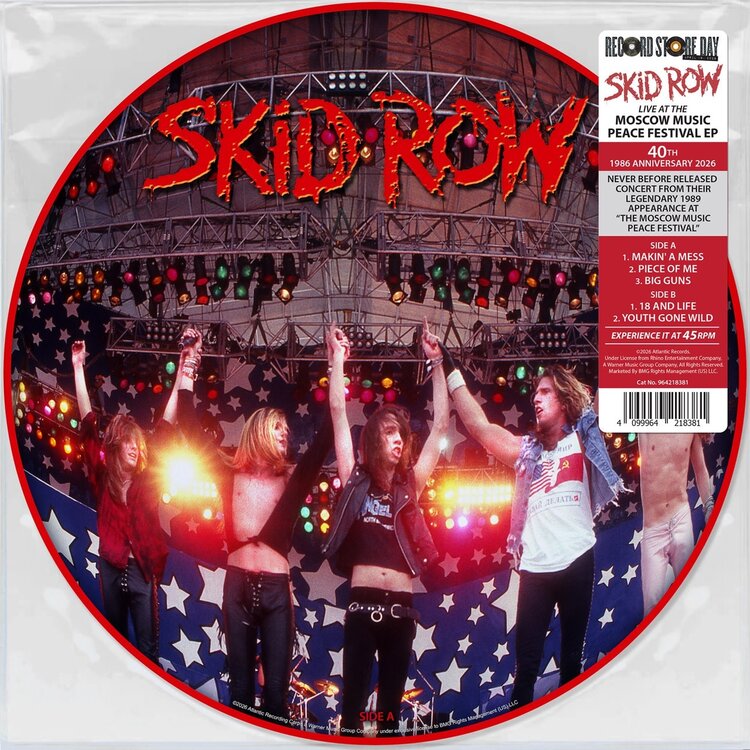 Skid Row - Live at the Moscow Music Peace Festival 12" Picture Disc