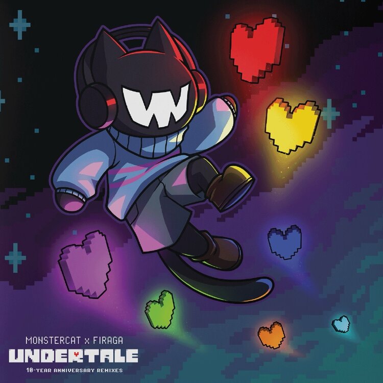 Various Artists from Monstercat and Firaga Records - UNDERTALE (10-Year Anniversary Remixes) LP
