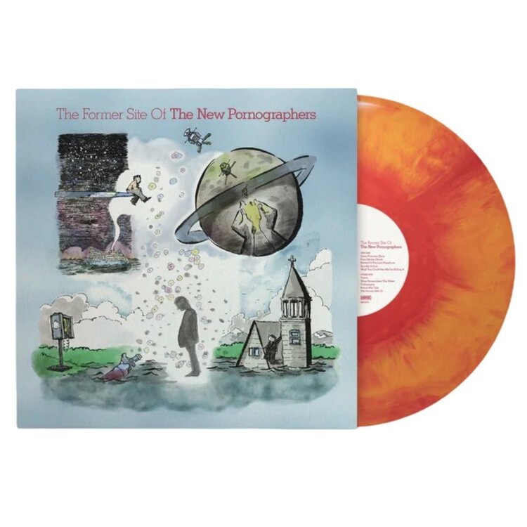 The New Pornographers 'The Former Site Of (Indie Exclusive)' (Orange & Red Marble Vinyl LP)