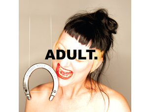 ADULT. 'Kissing Luck Goodbye' (Opaque Red Vinyl LP)