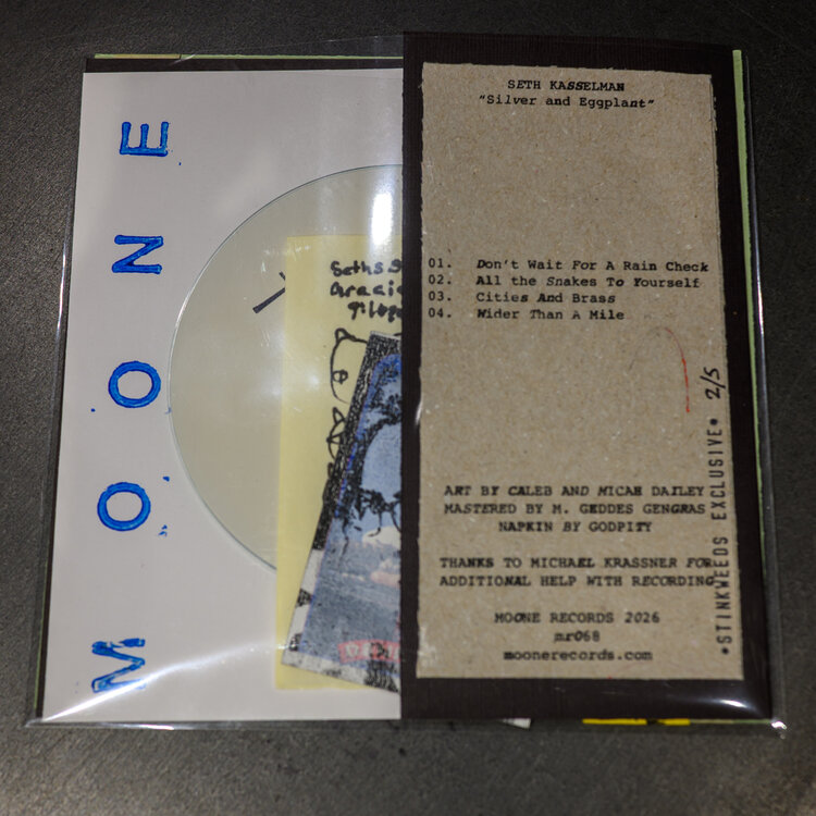 (4/20/26) Seth Kasselman - Silver and Eggplant CD-R