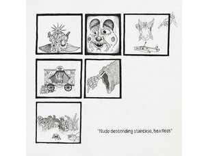 Rock / Indie / Alternative Teen Suicide 'Nude descending staircase headless' (Distant Clouds Grey Vinyl LP)