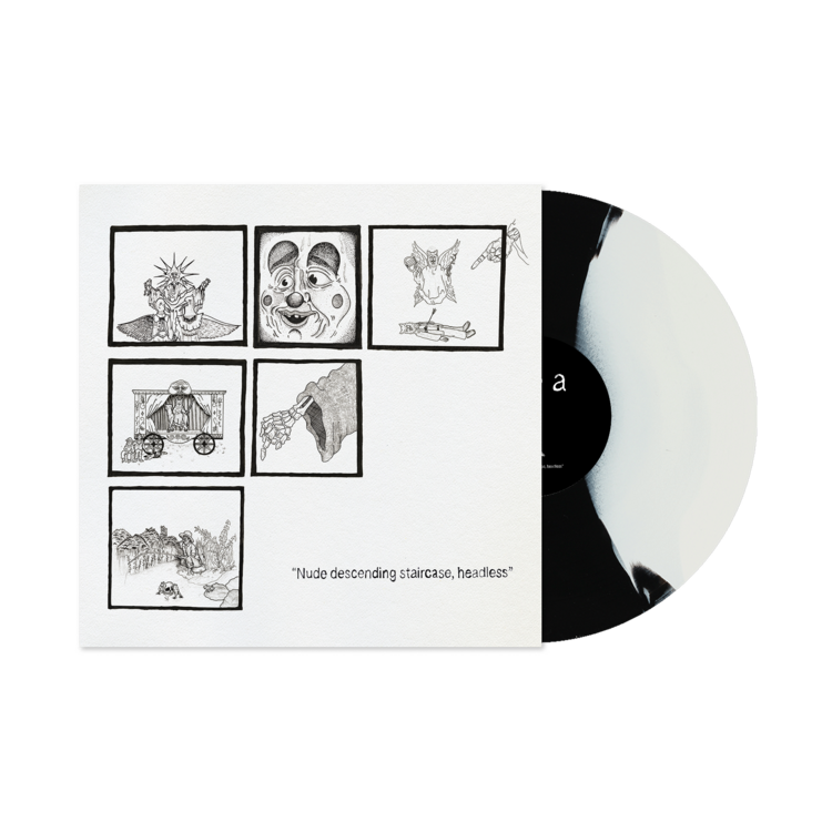 Rock / Indie / Alternative Teen Suicide 'Nude descending staircase headless' (Distant Clouds Grey Vinyl LP)