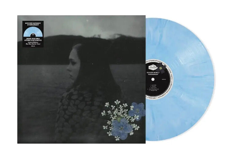 Rock / Indie / Alternative Soccer Mommy - Evergreen (Autographed + blue marbled)